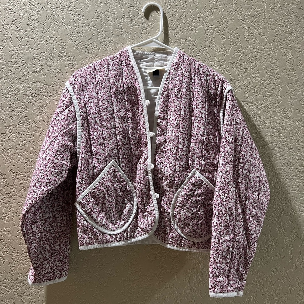 Universal Thread Quilted Floral Jacket
